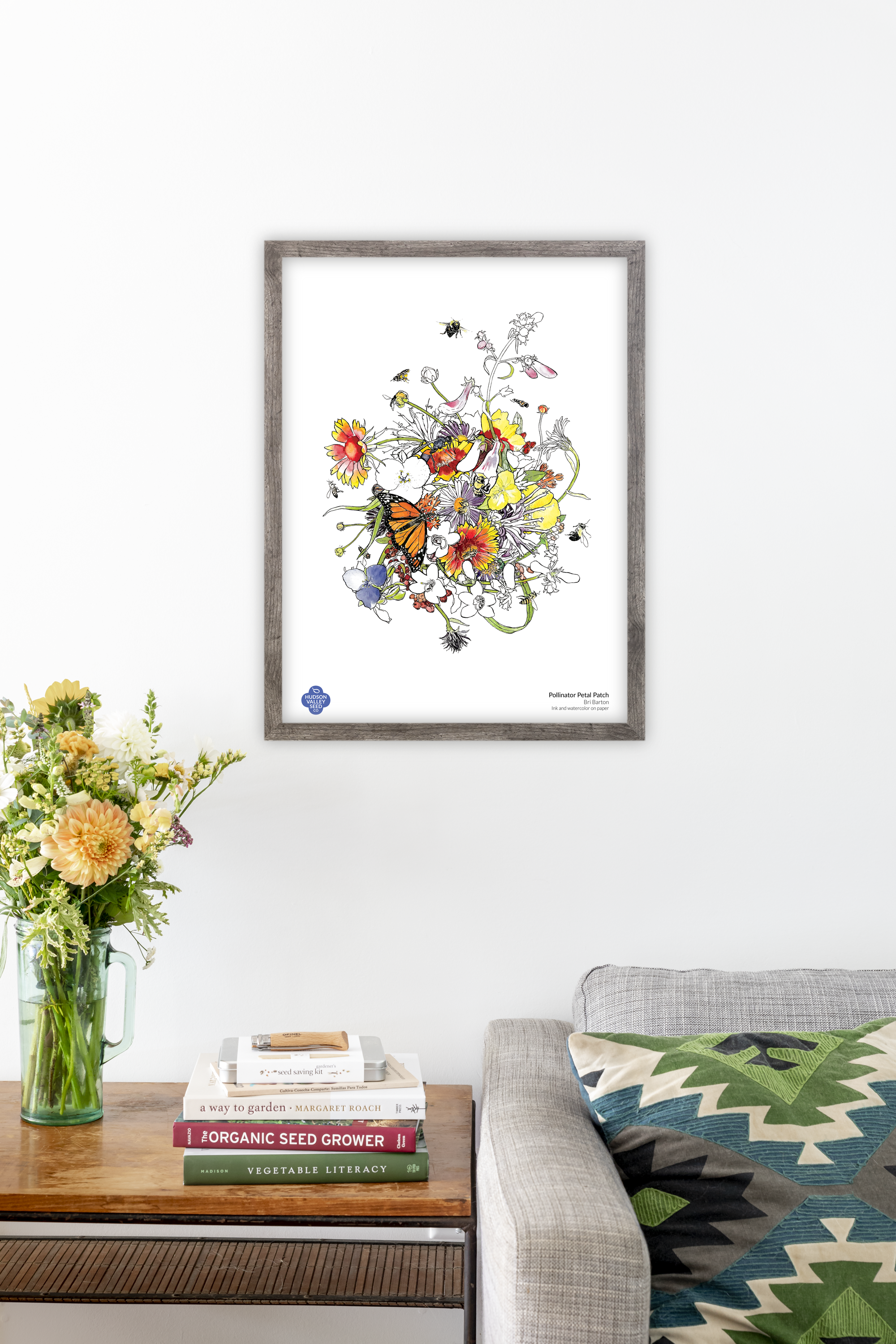 Pollinator Petal Patch Fine Art Poster