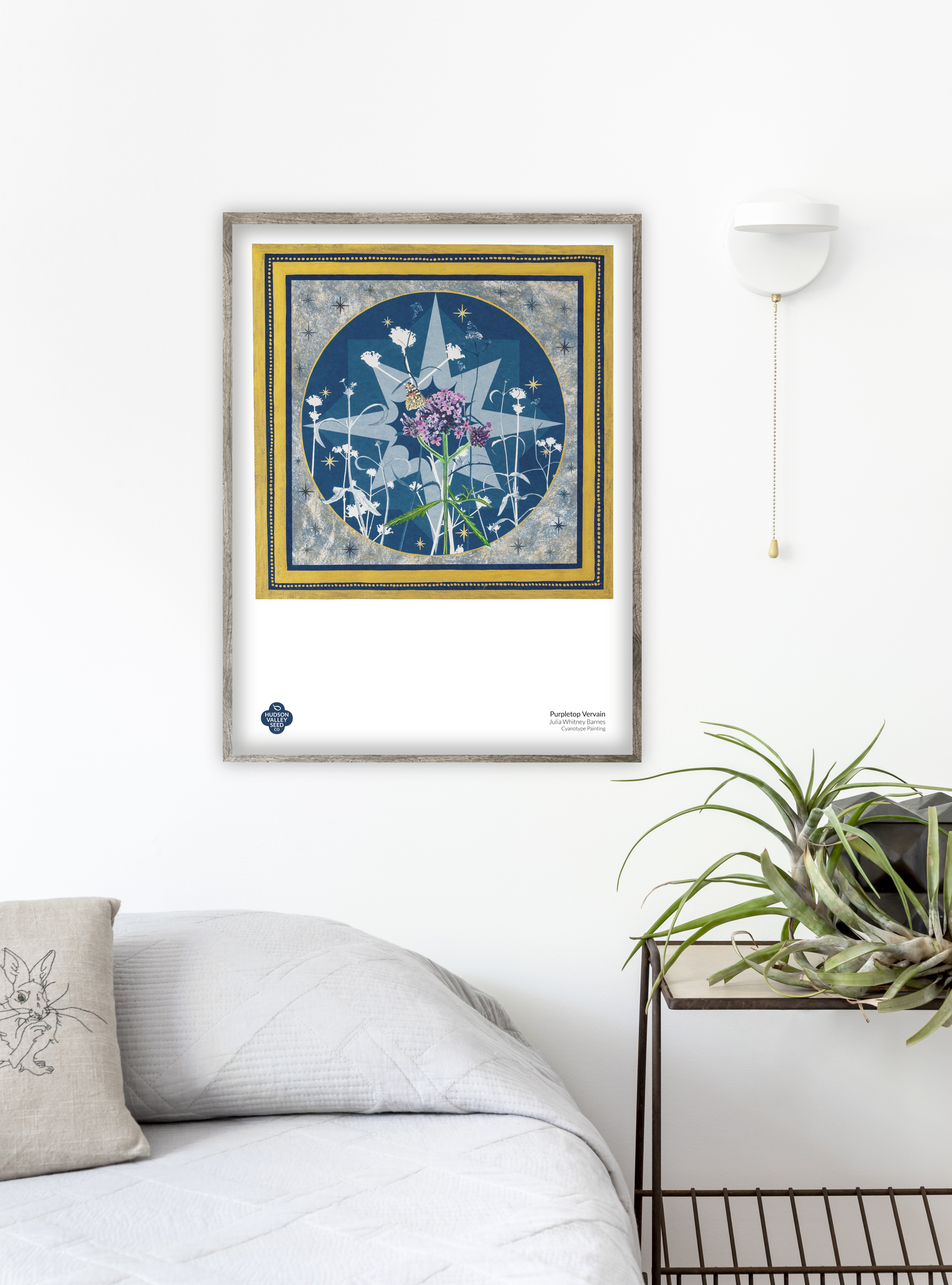 Purpletop Vervain Fine Art Poster