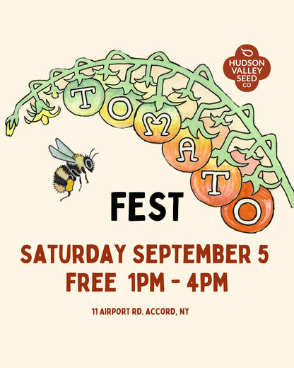 Tomato Fest! - Sat 9/5 - 1PM to 4PM