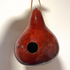 YellowSeventeen gourd bird house for outdoor birds, showing the natural gourd material with entry hole and hanging loop.