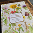 Open botanical album showcasing plant family illustrations from Botanical Arts Press LLC, ideal for plant enthusiasts and collectors.
