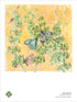 Fine art poster featuring Bells of Ireland flowers by Hudson Valley Seed Co. with vibrant botanical illustrations.