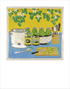 Signed fine art print of a Blue Lake Pole Bean by Hudson Valley Seed Co., showcasing vibrant bean illustrations on high-quality paper.
