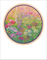 Fine art print of a cottage garden mix by Hudson Valley Seed Co., signed botanical artwork with colorful garden flowers.