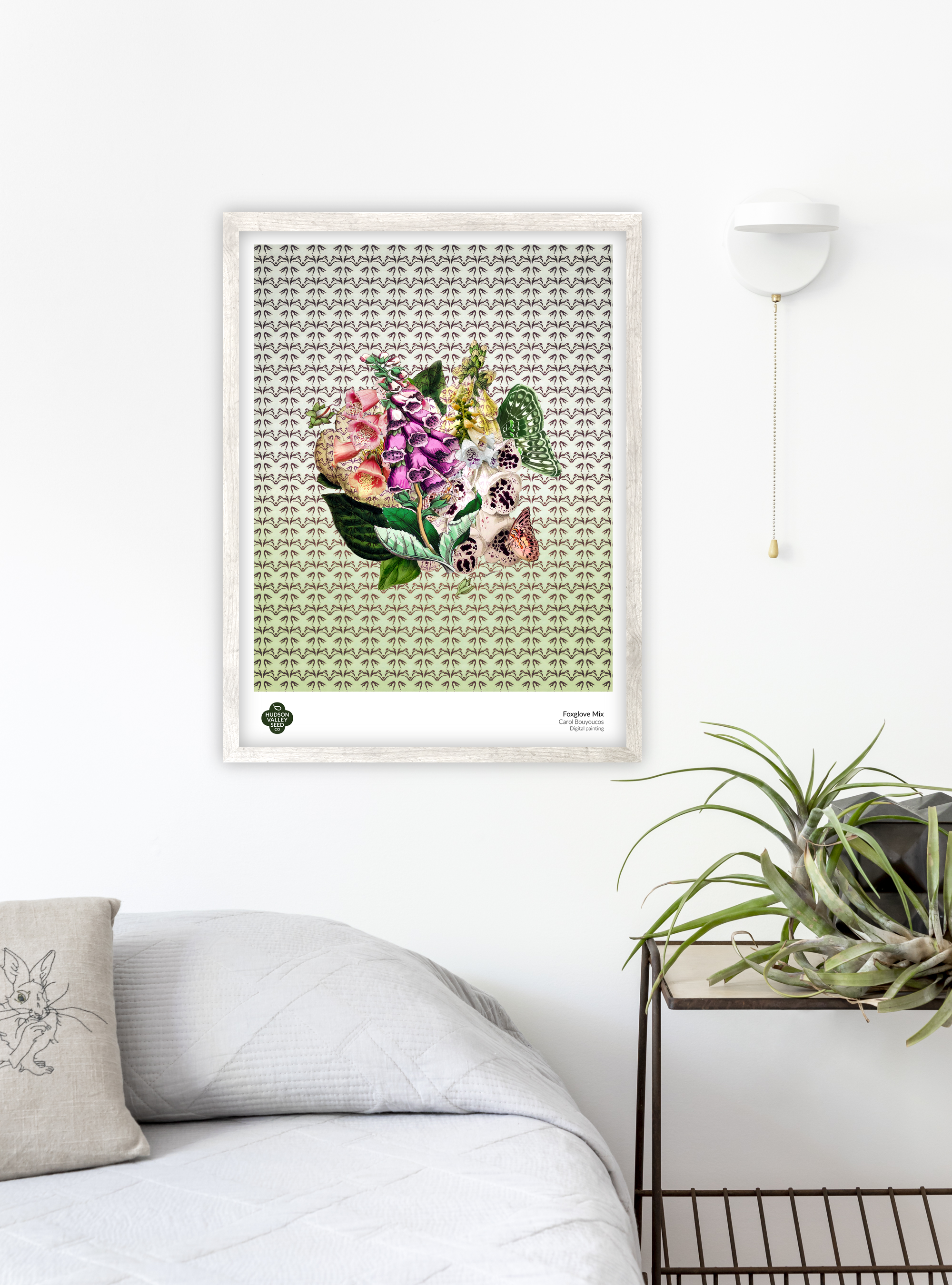 Foxglove Mix Fine Art Poster