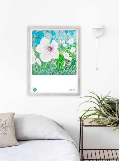 Hardy Hibiscus Fine Art Poster