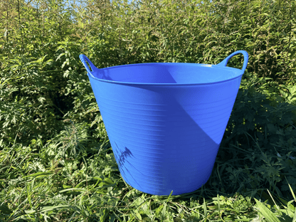Red Gorilla 6.9 gallon garden tub for tools and supplies, durable plastic container for gardening and outdoor use.