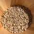 Fresh California Blackeye Peas from Hudson Valley Seed Co. displayed in a bowl, showcasing their round black and white speckled appearance.