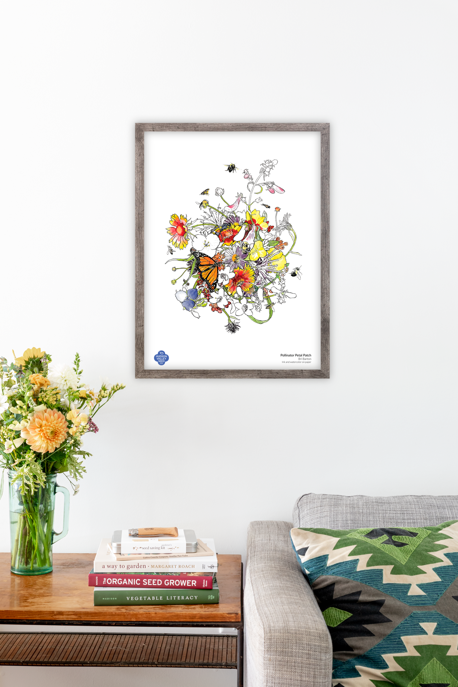 Pollinator Petal Patch Fine Art Poster