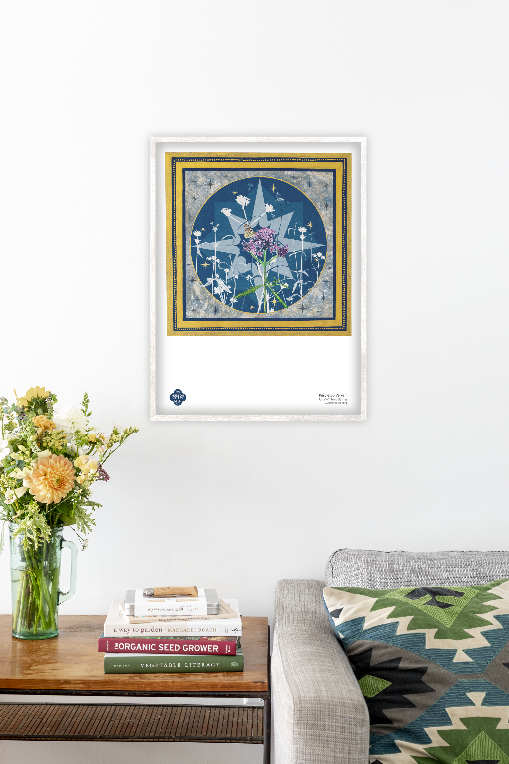 Purpletop Vervain Fine Art Poster