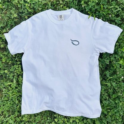 White Hudson Valley Seed Co Logo T-Shirt, a comfortable cotton gift shop tee with the brand&