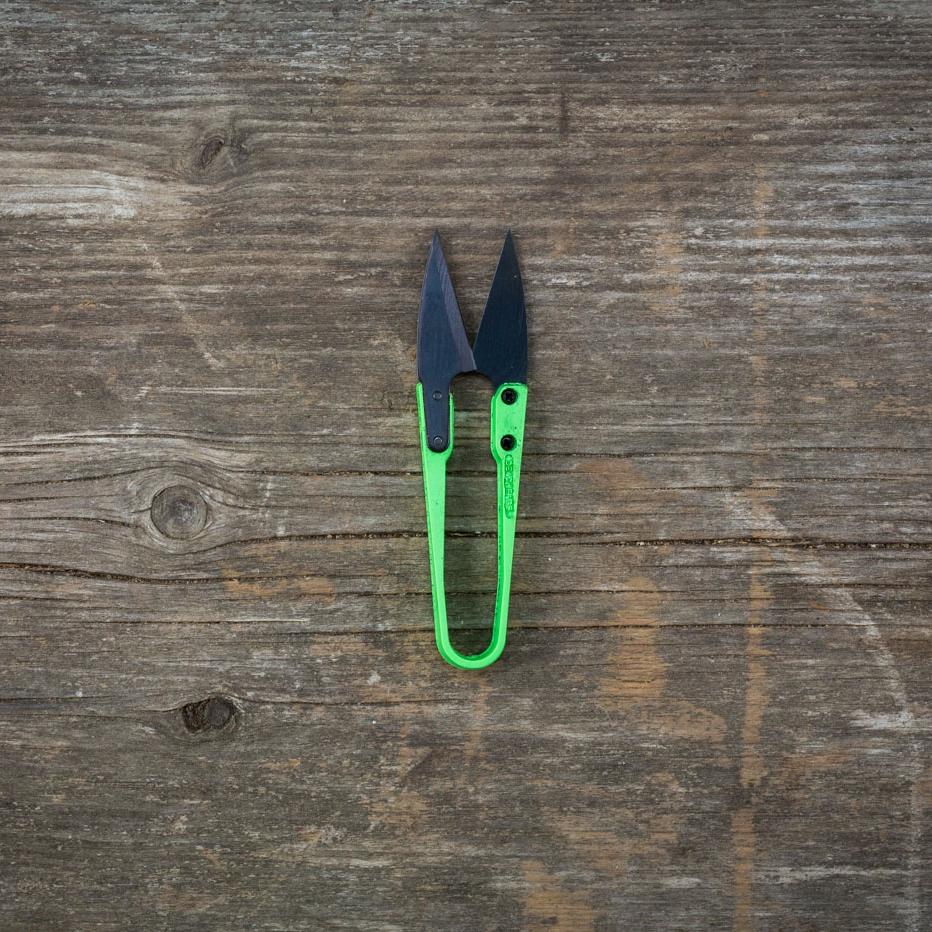 Terrebonne Deadheads Mini-Snips, compact pruning tools with sharp blades, ideal for trimming plants and precise cutting tasks.