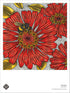 Fine art poster featuring vibrant zinnia flowers by Hudson Valley Seed Co., ideal for gift or decor.