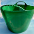 Red Gorilla 3.7-gallon garden tub for tools and supplies, durable plastic container with handles for gardening and storage.