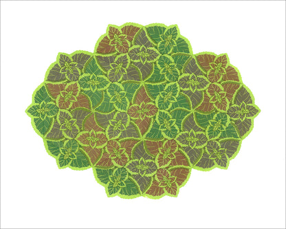 Signed Rainbow Mix Coleus fine art print by Hudson Valley Seed Co. showcasing vibrant, colorful foliage artwork.