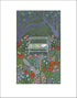 Unfinished Shady Meadow fine art print by Hudson Valley Seed Co. featuring a tranquil meadow scene with lush greenery.