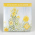Bright yellow Skyscraper Sunflower flower from Hudson Valley Seed Co. with tall, vibrant blooms and lush green leaves.