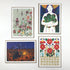 Set of garden-themed note cards from Hudson Valley Seed Co., featuring botanical illustrations in the Light in the Garden collection.