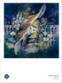 Midnight Garden fine art poster featuring lush, dark floral and botanical designs by Hudson Valley Seed Co.